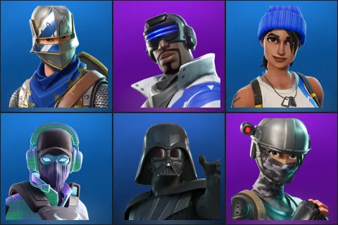 Blue Squire, Blue Striker, Blue Team Leader, Breakpoint, Darth Vader, Elite Agent