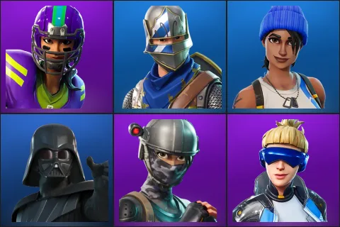 Blitz, Blue Squire, Blue Team Leader, Darth Vader, Elite Agent, Neo Versa