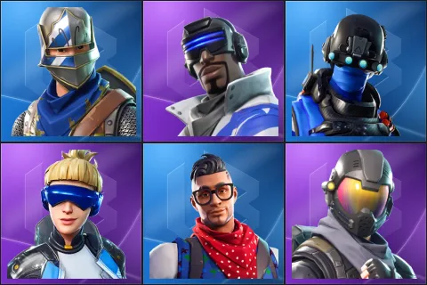 Blue Squire, Blue Striker, Carbon Commando, Neo Versa, Prodigy, Rogue Agent