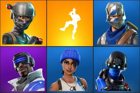 Elite Agent, Take The L, Blue Squire, Blue Striker, Blue Team Leader, Carbon Commando