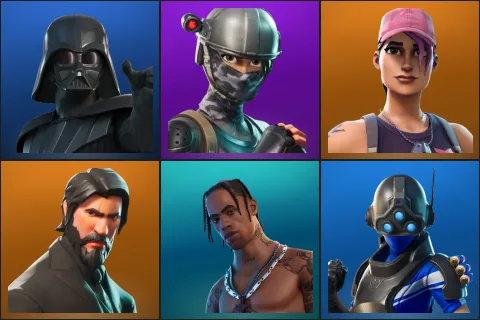 Darth Vader, Elite Agent, Rose Team Leader, The Reaper, Travis Scott, Trilogy