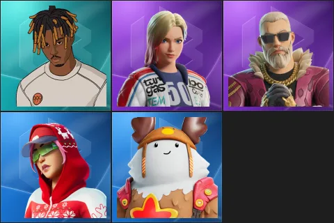 Slayer Juice WRLD, Dueling Dragons Jackie, Kingsley, Arctic Adeline, Sled Ready Guff