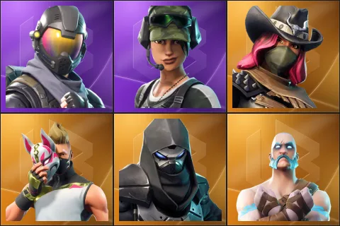 Rogue Agent, Trailblazer, Calamity, Drift, Enforcer, Ragnarok