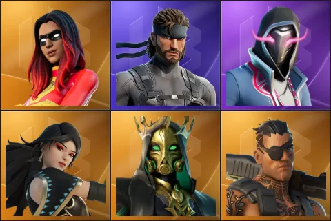 Joltara, Solid Snake, Xander, Era, Hades, Joey