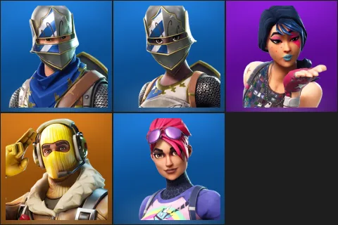 Blue Squire, Royale Knight, Sparkle Specialist, Raptor, Brite Bomber