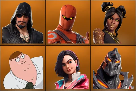 Blackheart, Hybrid, Luxe, Peter Griffin, Rox, Ruin
