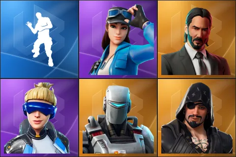 Laugh It Up, Cloud Striker, John Wick, Neo Versa, A.I.M., Blackheart