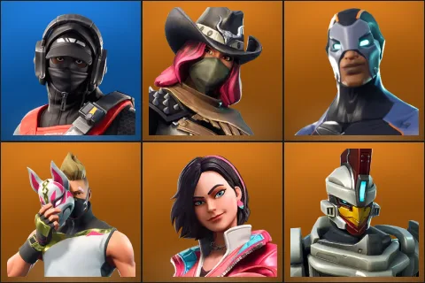 Stealth Reflex, Calamity, Carbide, Drift, Rox, Sentinel