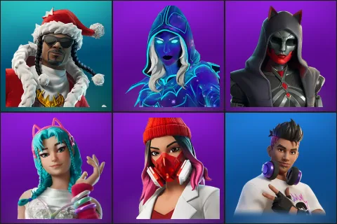 Santa Dogg, Andromeda, Felina, Katalina, Yulejacket, Chord Kahele