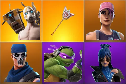 Psycho Bandit, The Axe of Champions 2.0, Rose Team Leader, Warpaint, Donatello, Hope