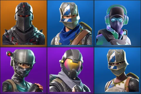 Black Knight, Blue Squire, Breakpoint, Elite Agent, Rogue Agent, Royale Knight