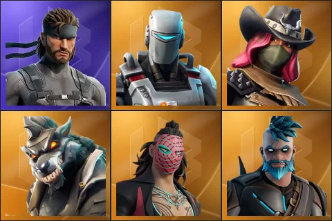 Solid Snake, A.I.M., Calamity, Dire, Kado Thorne, Omegarok