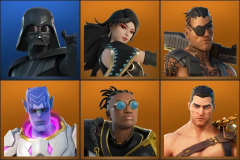 Darth Vader, Era, Joey, Kymera, Malik, Menace