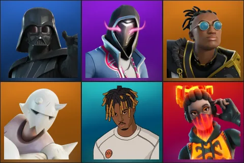 Darth Vader, Xander, Malik, Snap, Slayer Juice WRLD, Tectonic Komplex