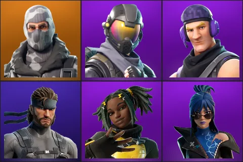 Havoc, Rogue Agent, Sub Commander, Solid Snake, Dara, Hope