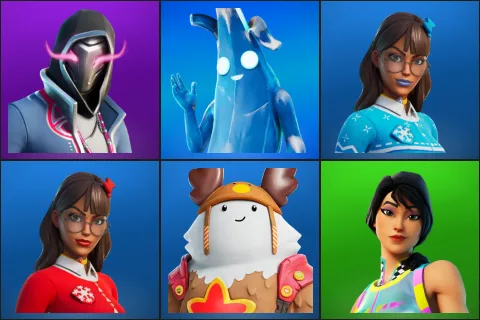 Xander, Polar Peely, Blizzabelle, Krisabelle, Sled Ready Guff, Rainbow Racer