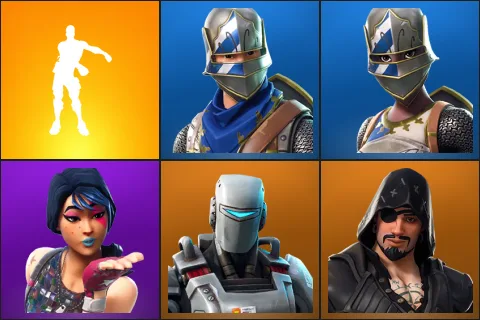 Floss, Blue Squire, Royale Knight, Sparkle Specialist, A.I.M., Blackheart