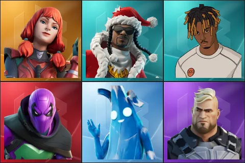 The Imagined, Santa Dogg, Slayer Juice WRLD, Prowler, Polar Peely, Gunnar