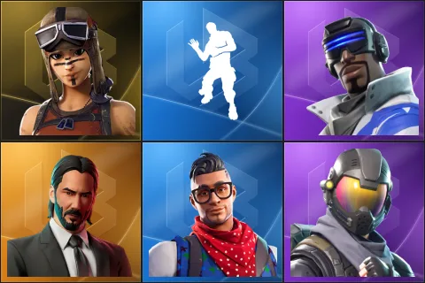 Renegade Raider, Laugh It Up, Blue Striker, John Wick, Prodigy, Rogue Agent