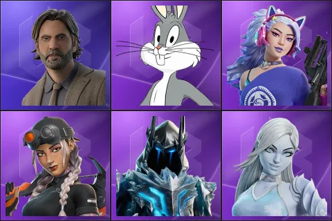 Alan Wake, Bugs Bunny, Dasha, Elite Jules, Exalted Ice King, Lady Windfrost