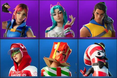 Explorer Emilie, Katalina, Trailblazer Tai, Arctic Adeline, Holiday Boxy, Mr. Dappermint