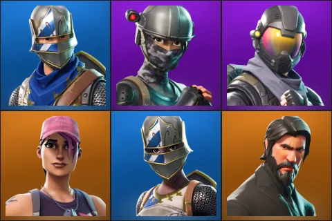 Blue Squire, Elite Agent, Rogue Agent, Rose Team Leader, Royale Knight, The Reaper
