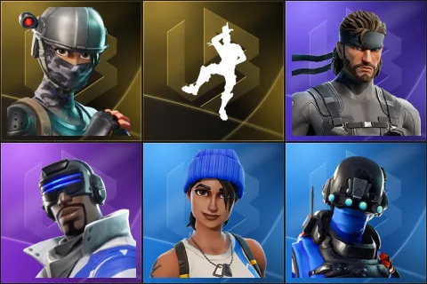 Elite Agent, Take The L, Solid Snake, Blue Striker, Blue Team Leader, Carbon Commando