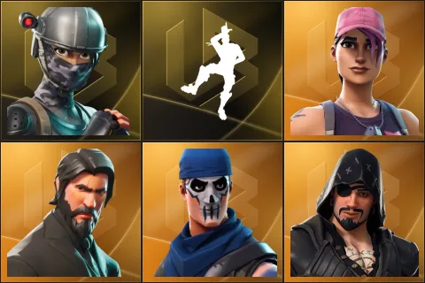 Elite Agent, Take The L, Rose Team Leader, The Reaper, Warpaint, Blackheart