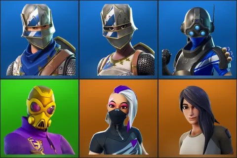 Blue Squire, Royale Knight, Trilogy, Victor Elite, Catalyst, Gear Specialist Maya
