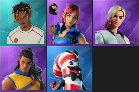 Slayer Juice WRLD, Explorer Emilie, Jackie, Trailblazer Tai, Mr. Dappermint
