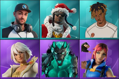 Ali-A, Santa Dogg, Slayer Juice WRLD, Aphrodite, Cerberus, Explorer Emilie