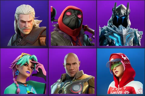 Geralt of Rivia, Dark Doggo, Exalted Ice King, Selene, The Foundation (Reforged), Arctic Adeline