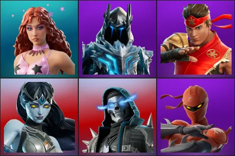 Chappell Roan, Exalted Ice King, FIRE Master Kai, Sakara, Skull Raider, Synthesis