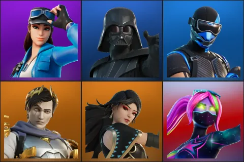 Cloud Striker, Darth Vader, Fixer, Ascendant Midas, Era, Galaxia