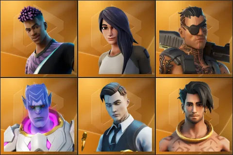 Fade, Gear Specialist Maya, Joey, Kymera, Midas, Raz
