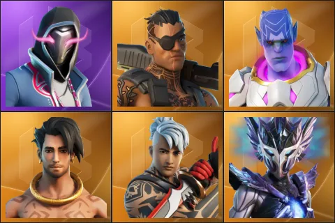 Xander, Joey, Kymera, Raz, Ronin, Spire Assassin
