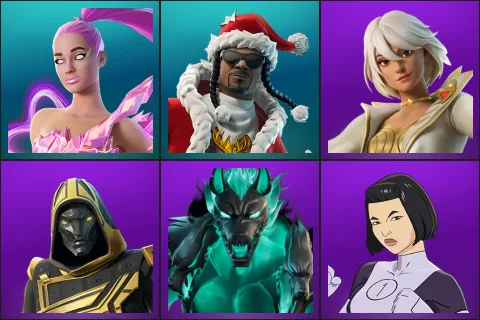 Rosy Rift Goddess Ariana, Santa Dogg, Aphrodite, Blitz Knight, Cerberus, Dupli-Kate
