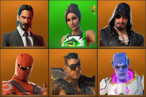 John Wick, Major Glory, Blackheart, Hybrid, Joey, Kymera