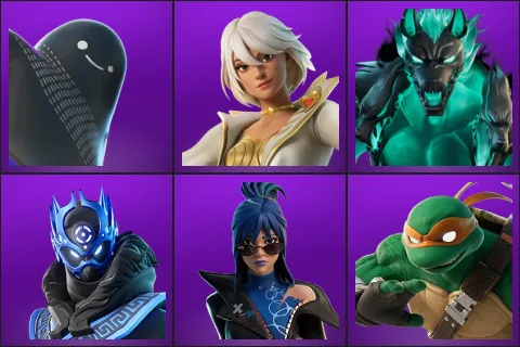 Airphorian, Aphrodite, Cerberus, Cobalt Snowfoot, Hope, Michelangelo
