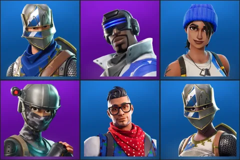 Blue Squire, Blue Striker, Blue Team Leader, Elite Agent, Prodigy, Royale Knight
