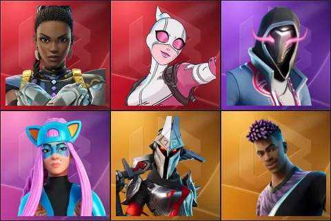 Shuri, Gwenpool, Xander, Alli, Eternal Knight, Fade