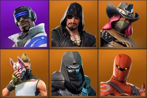 Blue Striker, Blackheart, Calamity, Drift, Enforcer, Hybrid