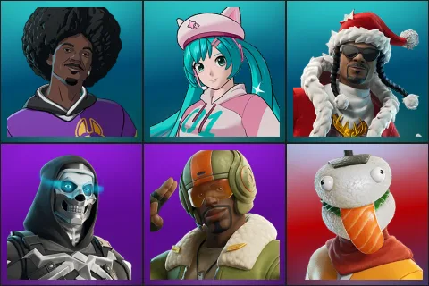 LBC '93 Dogg, Neko Hatsune Miku, Santa Dogg, Skull Commander, Aerial Assault Bomber, Durrr Taisho