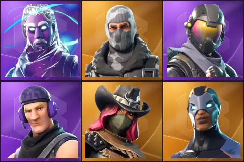 Galaxy, Havoc, Rogue Agent, Sub Commander, Calamity, Carbide