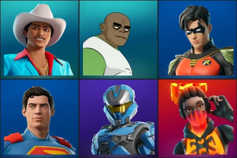 Die With A Smile Bruno, Russel, Robin, Superman, UNSC Spartan, Tectonic Komplex