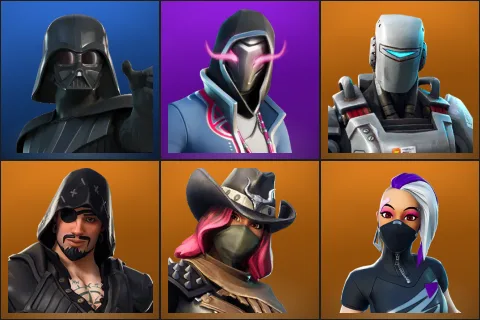 Darth Vader, Xander, A.I.M., Blackheart, Calamity, Catalyst