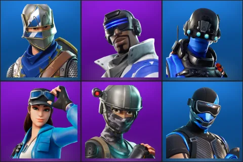Blue Squire, Blue Striker, Carbon Commando, Cloud Striker, Elite Agent, Fixer