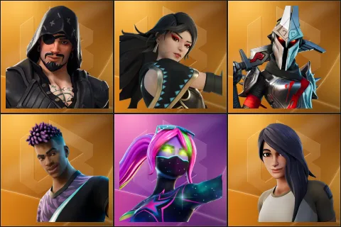Blackheart, Era, Eternal Knight, Fade, Galaxia, Gear Specialist Maya
