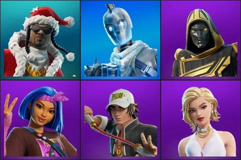 Santa Dogg, Glacial Dummy, Blitz Knight, Carina, Carter Wu, Cat Holloway