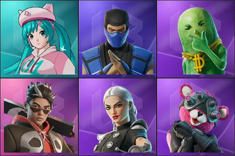 Neko Hatsune Miku, Sub-Zero (MK3), Big Dill, Bones, Cassidy Quinn, Cuddle Team Specialist